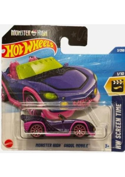 Tekli Arabalar Monster High Ghoul Mobile HYW61 Koleksiyonluk Oyuncak Araba