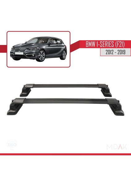 Bmw 1 Serisi (F21) 2012-2019 Arası ile Uyumlu Ace-3 Ara Atkı Tavan Barı Siyah 2 Adet fırsatları