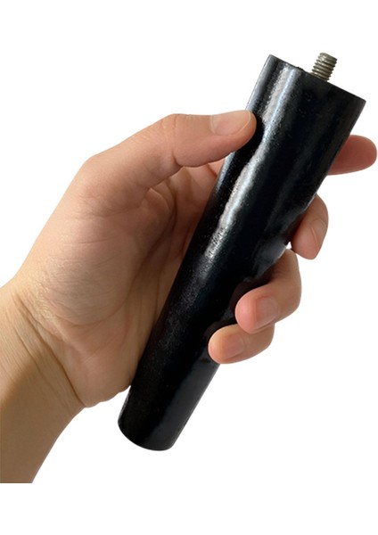 4 Adet Ahşap Ayak Siyah 15 cm Dolap Mobilya Koltuk Kanepe Destek Ayağı Ayakları Konik M8 Civatalı