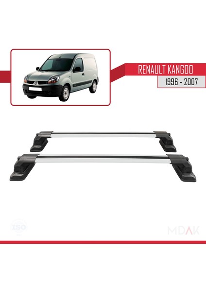 Renault Kangoo 1996-2007 Arası ile Uyumlu Ace-3 Ara Atkı Tavan Barı Gri 2 Adet fırsatları
