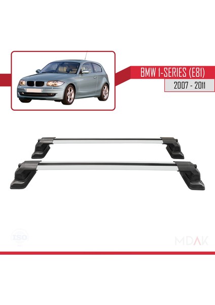 Bmw 1 Serisi (E81) 2007-2011 Arası ile Uyumlu Ace-3 Ara Atkı Tavan Barı Gri 2 Adet fırsatları