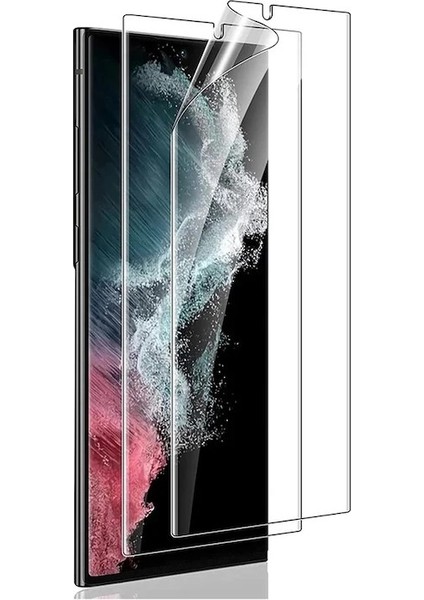 Samsung Galaxy S23 Ultra Tam Kaplayan 5d Antistatik Ekran Koruyucu Cam