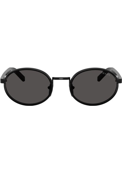 Pr B56S AAV08Z 52 Unisex Oval Siyah Kombine Kemik Güneş Gözlüğü