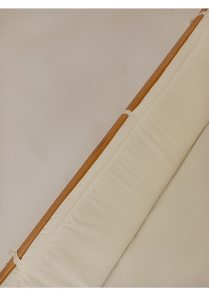 90X190 cm Montessori Yataklar Için Yan Koruma Seti Ekru modelleri