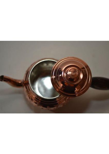 El yapımı bakır küçük demlik, şık ve dayanıklı tasarım, 550 ml, TR menşei modelleri