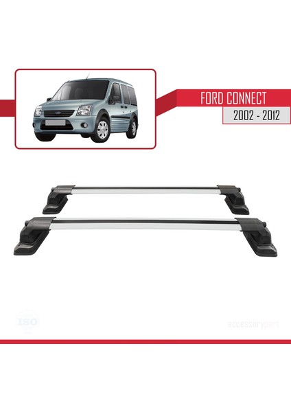 Ford Connect 2002-2012 Arası ile Uyumlu Ace-3 Ara Atkı Tavan Barı Gri 2 Adet fırsatları