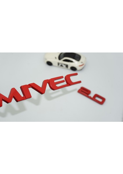 Lancer Mıvec 2.0 Kırmızı Bagaj Yazı Logo Mitsubishi Ile Uyumlu