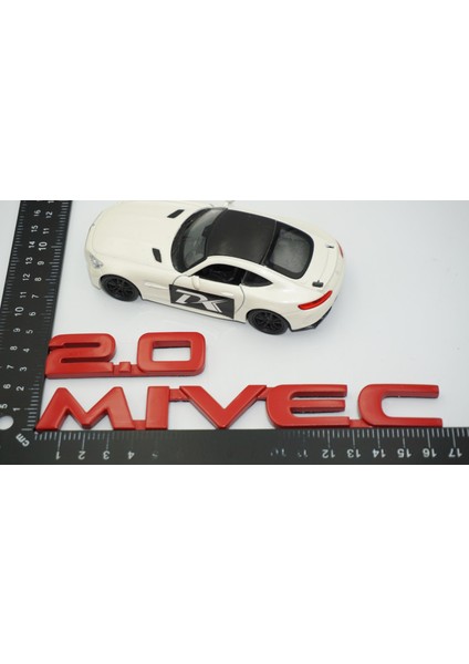 Lancer Mıvec 2.0 Kırmızı Bagaj Yazı Logo Mitsubishi Ile Uyumlu