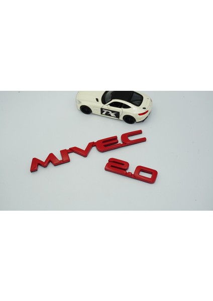 Lancer Mıvec 2.0 Kırmızı Bagaj Yazı Logo Mitsubishi Ile Uyumlu