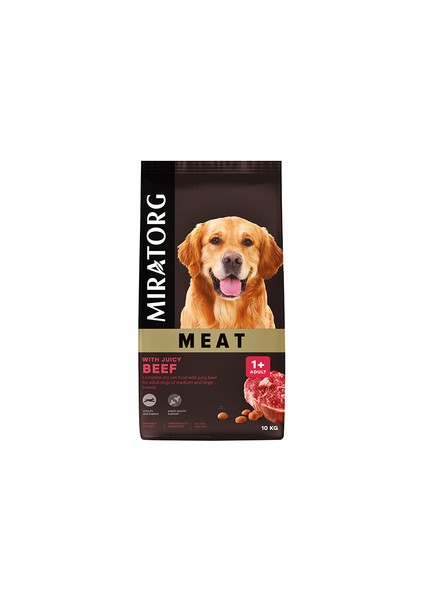 Sığır Etli Orta ve Büyük Irk Yetişkin Köpek Maması 10 kg