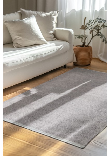 Azra Kaymaz Taban Gri Halı – Salon, Çocuk Odası ve Mutfak için Yıkanabilir, Yumuşak Kilim indirimleri