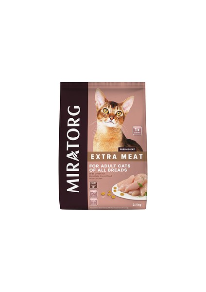 Extra Meat Adult Tavuk Etli Yetişkin Kedi Maması 2,1 kg indirimleri