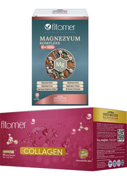 Kolajen & Magnezyum Takviye Seti (30 Saşe + 60 Kapsül)