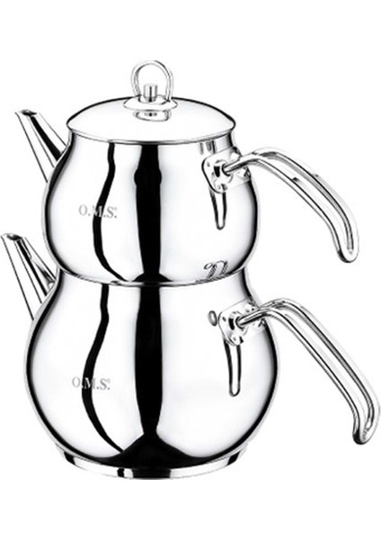 Şık ve dayanıklı 750 ml çelik çaydanlık, metalik tasarım, şık ve kullanışlı ürün