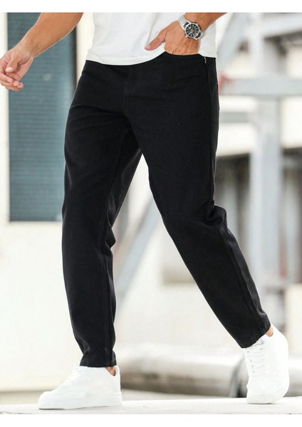 Erkek Boyfriend Fit Denim Jean Kot Pantolon fiyatları