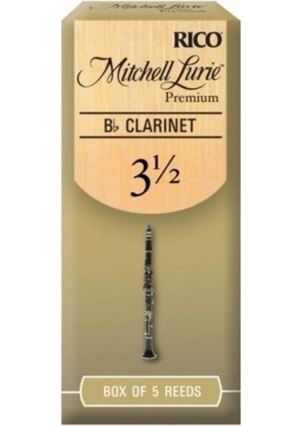 Mitchell Lurie Premium Bb Clarinet Reeds 3.5 Bb Klarnet Kamışı (5'li Paket) fiyatları