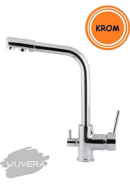 3 Yollu Arıtmalı Krom Mutfak Bataryası – Sağlık ve Tasarım Bir Arada