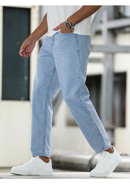 Erkek Boyfriend Fit Denim Jean Kot Pantolon modelleri