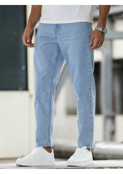 Erkek Boyfriend Fit Denim Jean Kot Pantolon indirimleri