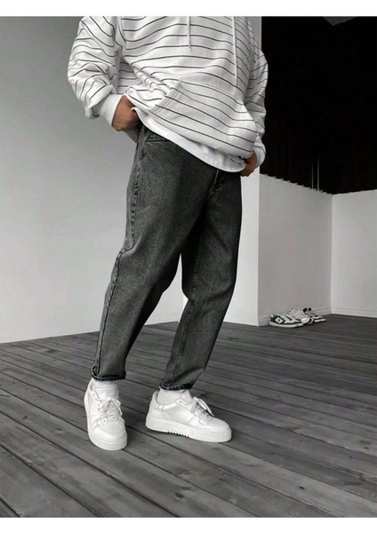 Erkek Boyfriend Fit Denim Jean Kot Pantolon fiyatları