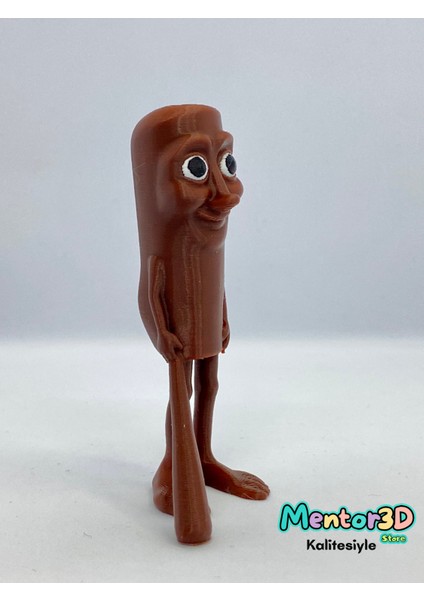 Tung Tung Tung Sahur Figür Oyuncak Brainrot Meme 8cm