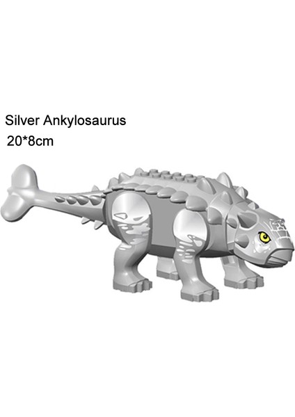 No.1 Tarzı Büyük Dinozor Dünyası Oyuncak Yapı Taşları Ankylosaurus Triceratops Model Çocuklar Için Hediye (Yurt Dışından)