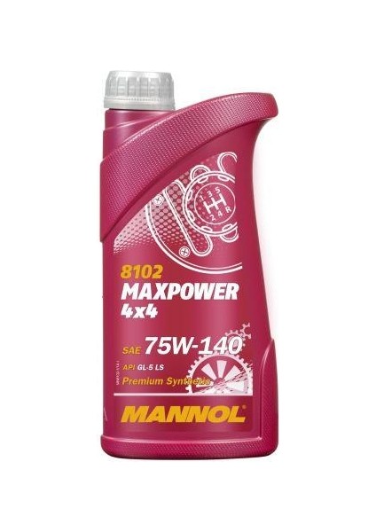 MN8102-1 Maxpower 75W-140 Gl-5 1 L