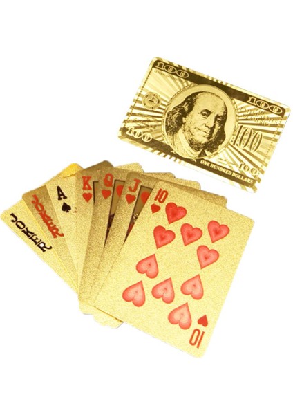 No.4 Tarzı Altın Oyun Kartları Seti Su Geçirmez Plastik Pvc Siyah Renk Poker Kart Setleri Sihir Numaraları Poker Yaratıcı Kutu Paketli 54 Yaprak/set (Yurt Dışından)