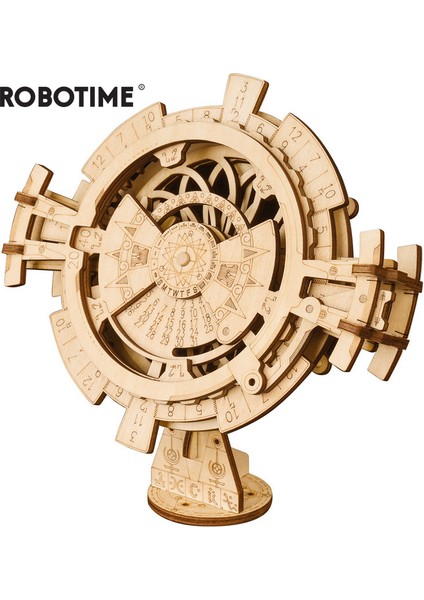 Sürekli Takvim Stili Robotime Yaratıcı Kendin Yap Sürekli Takvim Ahşap Model Yapım Kiti Montaj Oyuncak Hediye Çocuklar Yetişkinler Için LK201 (Yurt Dışından)