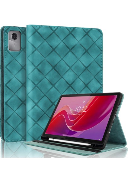 Lenovo Tab M11 / Xiaoxin Pad 11 2024 Için Kabartmalı Pu Kılıf (Yurt Dışından)