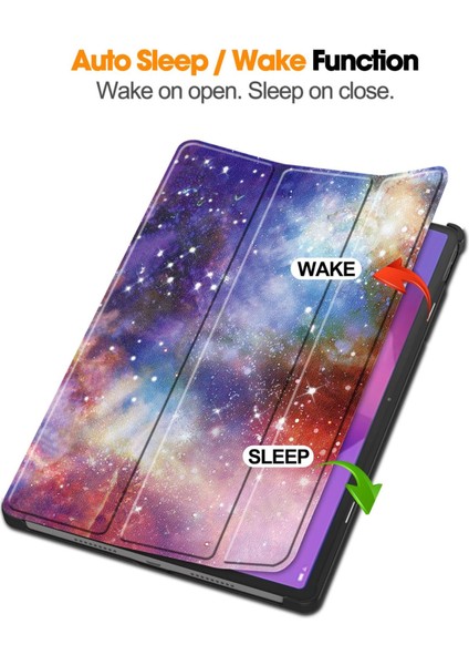 Lenovo Idea Tab Pro Için Boyalı Deri Kılıf (Yurt Dışından)