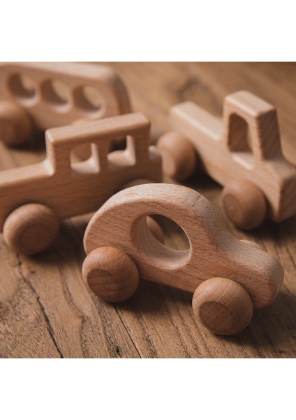 Jeep 4pc Stili Bebek Ahşap Araba Oyuncak Çizgi Film Eğitici Montessori Oyuncaklar Çocuklar Için Kayın Ahşap Bloklar Diş Kaşıyıcı Bebek Dişlikler (Yurt Dışından) modelleri