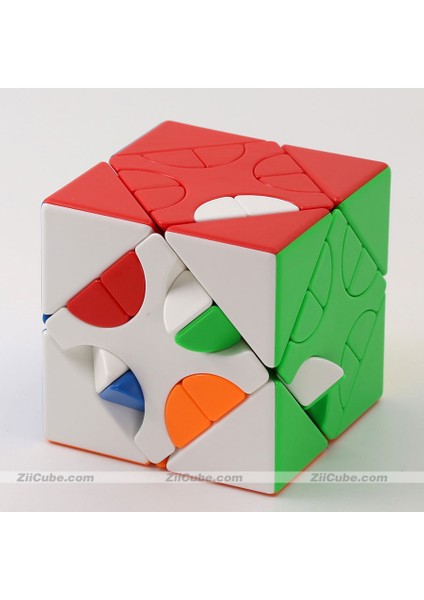 Mxup Skew 2 ve 3 Stili Moyu Meilong Skew Cube 3x3 Mixup Eğik Sihirli Bulmaca Stickerless 6 Yüz Hunyuan Dönme Küpü Versiyon Eğitici Oyuncaklar 3*3 (Yurt Dışından)