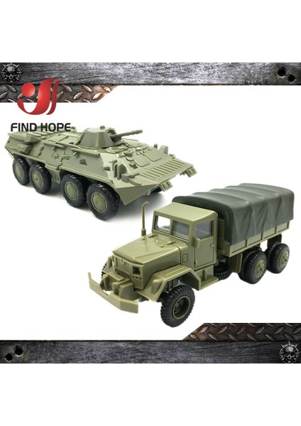 M35 Kamyon Stili 1:72 Btr-80 Zırhlı Taşıyıcı M35 Kargo Kamyonu KFZ.305 Blıtz Yapı Taşı Montajlı Askeri Araçlar Modeli Ordu (Yurt Dışından) indirimleri