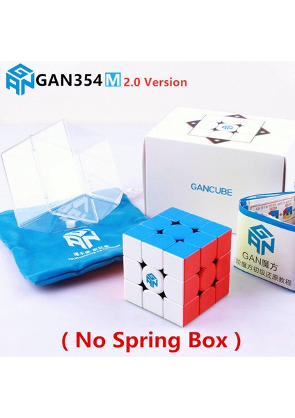 GAN354 M 2.0 Stili Gan Manyetik Bulmaca Sihir Hızlı Gan Küp 3x3 Etiketsiz Profesyonel Gan Mıknatıslar Küp GAN354M Oyuncaklar Çocuklar Için (Yurt Dışından)