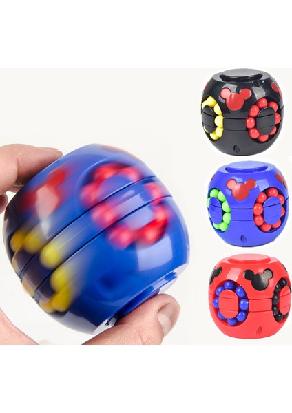 Mavi Stil Çocuklar Için Eğitici ve Renkli Antistres Hız Küpü Yapboz Fidget Oyuncak (Yurt Dışından) fiyatları