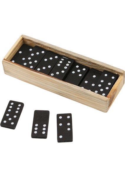 Ahşap Domino Tahta Oyunları Seyahat Eğlenceli Masa Oyunu Domino Oyuncakları Çocuk Çocuklar Eğitici Oyuncaklar Hediye Için (Yurt Dışından)