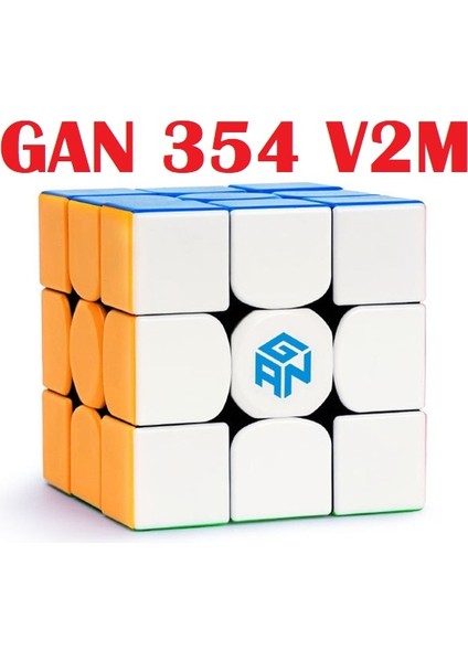 GAN354 V2 M Stili GAN11M Pro Manyetik Hız Küpü - GAN356 Xs Manyetik Puzzle Küp (Yurt Dışından)