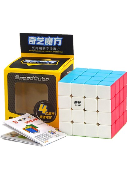 4x4 Siyah Stil Qiyi 4x4 5x5 6x6 7x7 Profesyonel Hızlı Küp Siyah ve Stickersiz Qiyi Hızlı Bulmaca Çocuklar Için Hediye (Yurt Dışından) fiyatları