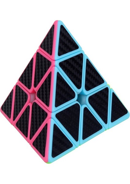 Siyah Stil Yuxin Karbon Fiber Etiketli Piramit Hız Küpü 3x3 Piramit Cubo Magico Profesyonel Bulmaca Eğitim Oyuncakları Çocuklar Için (Yurt Dışından) fiyatları