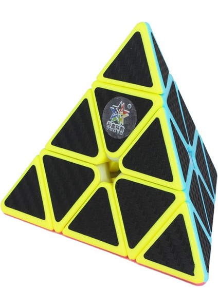 Siyah Stil Yuxin Karbon Fiber Etiketli Piramit Hız Küpü 3x3 Piramit Cubo Magico Profesyonel Bulmaca Eğitim Oyuncakları Çocuklar Için (Yurt Dışından) modelleri