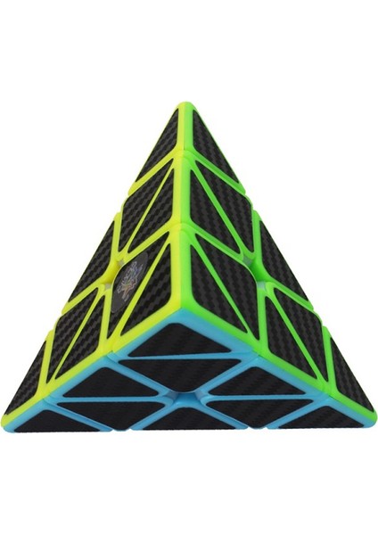 Siyah Stil Yuxin Karbon Fiber Etiketli Piramit Hız Küpü 3x3 Piramit Cubo Magico Profesyonel Bulmaca Eğitim Oyuncakları Çocuklar Için (Yurt Dışından) fırsatları
