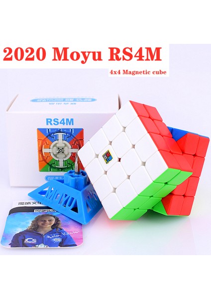 RS4M Stili 2020 Moyu Rs4 M Manyetik Sihirli Küp 4x4 Hız Küpü RS4M RS3M Bulmaca Küpü Rs3 M Cubo Magico Yarışma Küpleri (Yurt Dışından) fiyatları