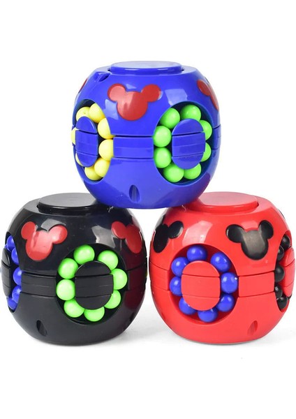 Mavi Stil Çocuklar Için Eğitici ve Renkli Antistres Hız Küpü Yapboz Fidget Oyuncak (Yurt Dışından) modelleri