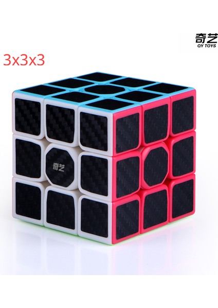 3X3X3 Stili Qiyi Karbon Fiber Küp Mağic Küp Skew Sq-1 Piramit Küp X-Cube Yaprak Bulmaca Neo Cubo Magico - E-Ticaret Başlığı (Yurt Dışından)