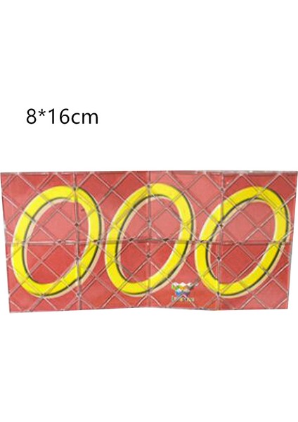 Kırmızı Stil Yeni Twisty Cubo Sihirbaz Profesyonel Küp Klasik Oyuncak Küp Bulmaca Lingao 8 Panelli Katlanabilir Bulmaca Küpleri (Yurt Dışından)
