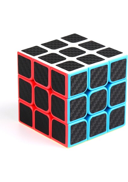 Siyah Stil Rubik Küp Hızlı Pürüzsüz Karbon Fiber Sticker Hızlı Pratik Amac: Beyninizi Çalıştırın, Hafızanızı Geliştirin ve El Becerileriniz Iyileştirin. (Yurt Dışından) fırsatları