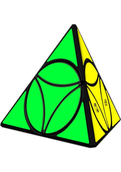 Siyah Stil Qiyi Mofangge Coin Tetrahedron Piramit Hız Küpü Oyuncak Hızlı Bulmaca Garip Şekil Sikke En Yeni Qiyi Piramit Küpü (Yurt Dışından) fiyatları