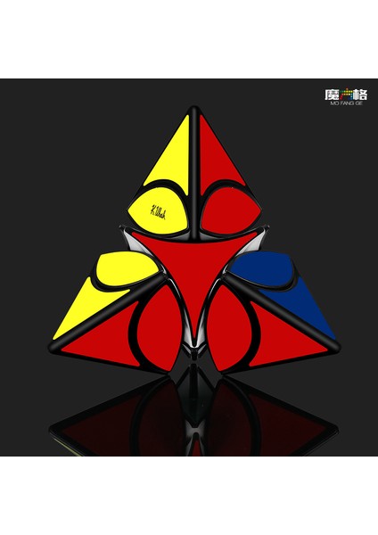 Siyah Stil Qiyi Mofangge Coin Tetrahedron Piramit Hız Küpü Oyuncak Hızlı Bulmaca Garip Şekil Sikke En Yeni Qiyi Piramit Küpü (Yurt Dışından) fırsatları