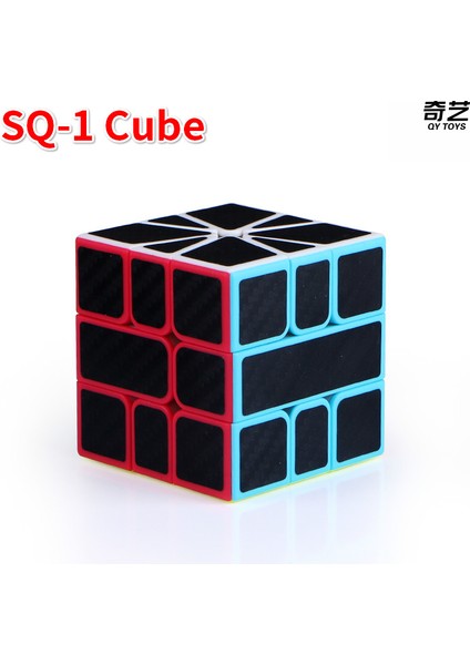 Sq-1 Küp Stili Qiyi Karbon Fiber Küp Mağic Küp Skew Sq-1 Piramit Küp X-Cube Yaprak Bulmaca Neo Cubo Magico - E-Ticaret Başlığı (Yurt Dışından)